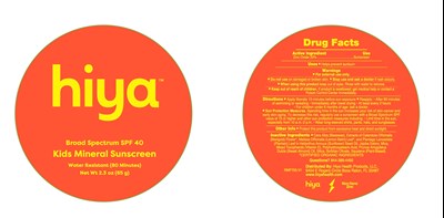 Label (Hiya Sunscreen Packaging Components Review 042025)